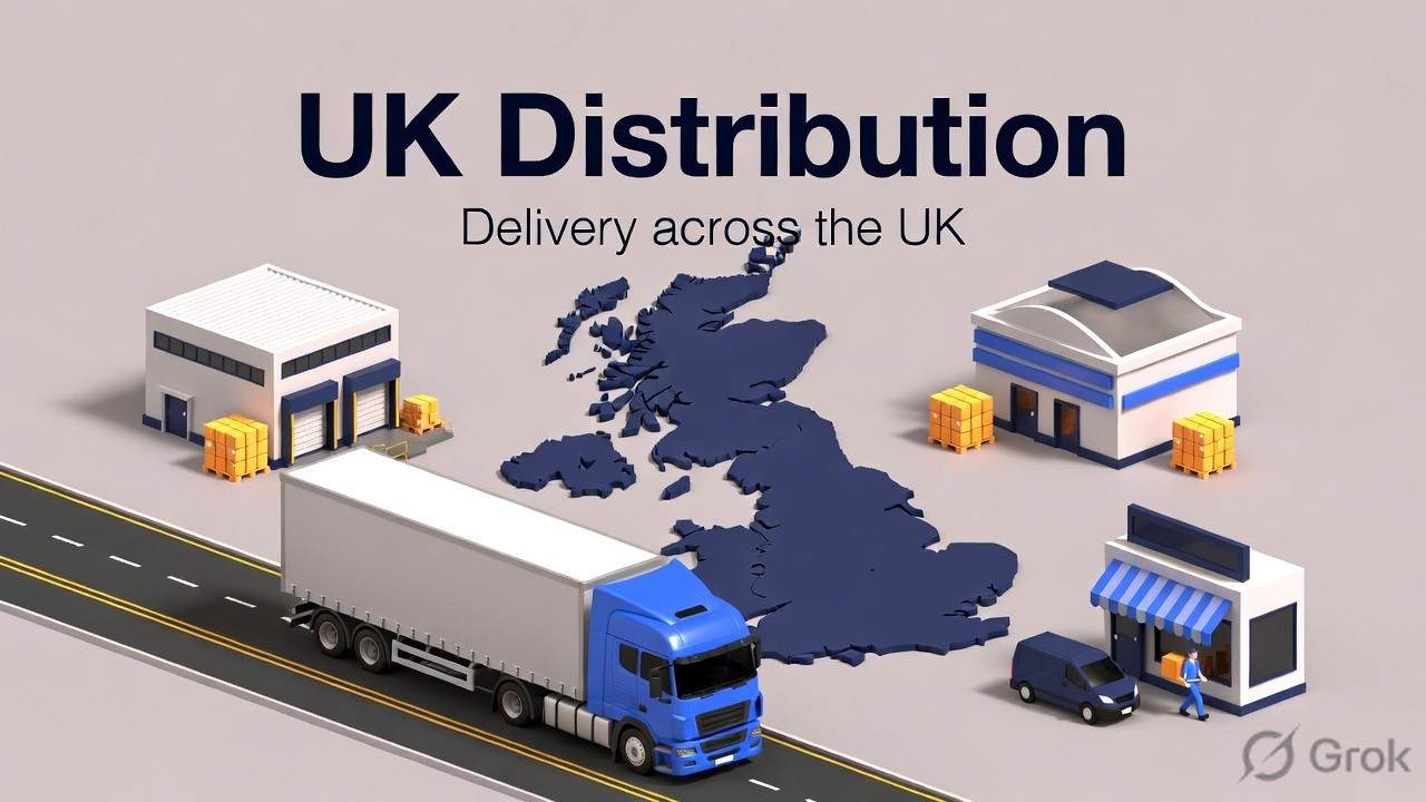 Bharucha Traders Limited UK nationwide distribution network delivering products to B2B and B2C customers across England, Scotland and Wales