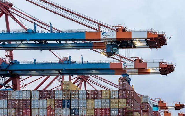 UK customs inspection and cargo clearance at Southampton port
